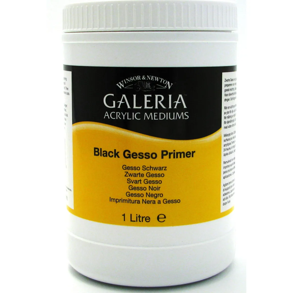 W&N Black Gesso Primer 1L