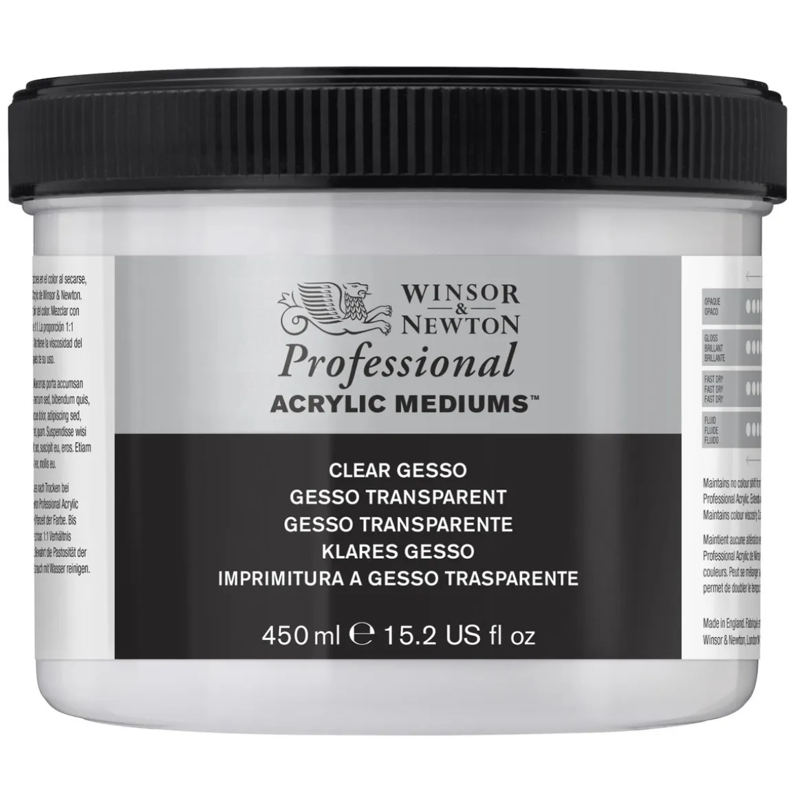 W&N Clear Gesso 450 ml