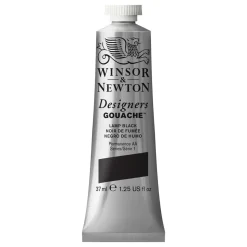 W&N D.Gouache Lamp Black 37ml