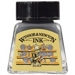 W&N Drawing Ink Silver 14 ml