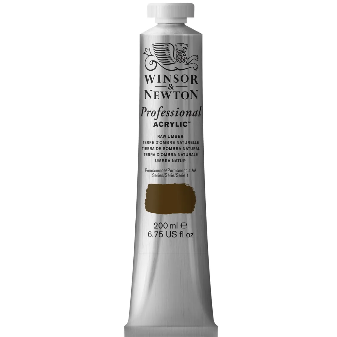 W&N Pro Akr 200ml Raw Umber