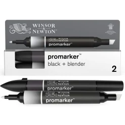 W&N Promarker 2 Black/Blender