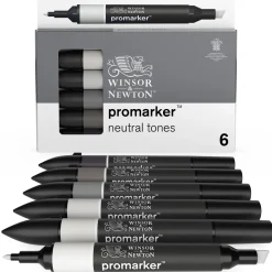 W&N Promarker 6 Neutral tones