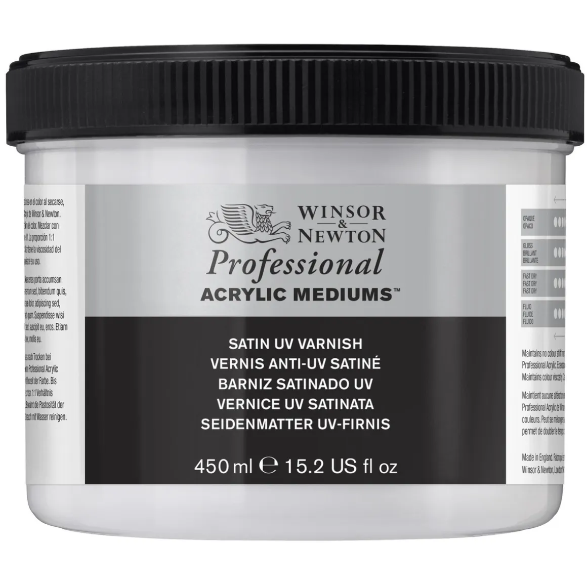 W&N Satin UV Varnish 450ml