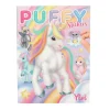 Ylvi Puffy Stickersbog med 16 sider, 1 stort ark stickers og 3 ark puffy stickers