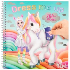 Ylvi stickersbog Dress me up med enhjørninger + 260 stickers! 24 sider, 17,5×18 cm